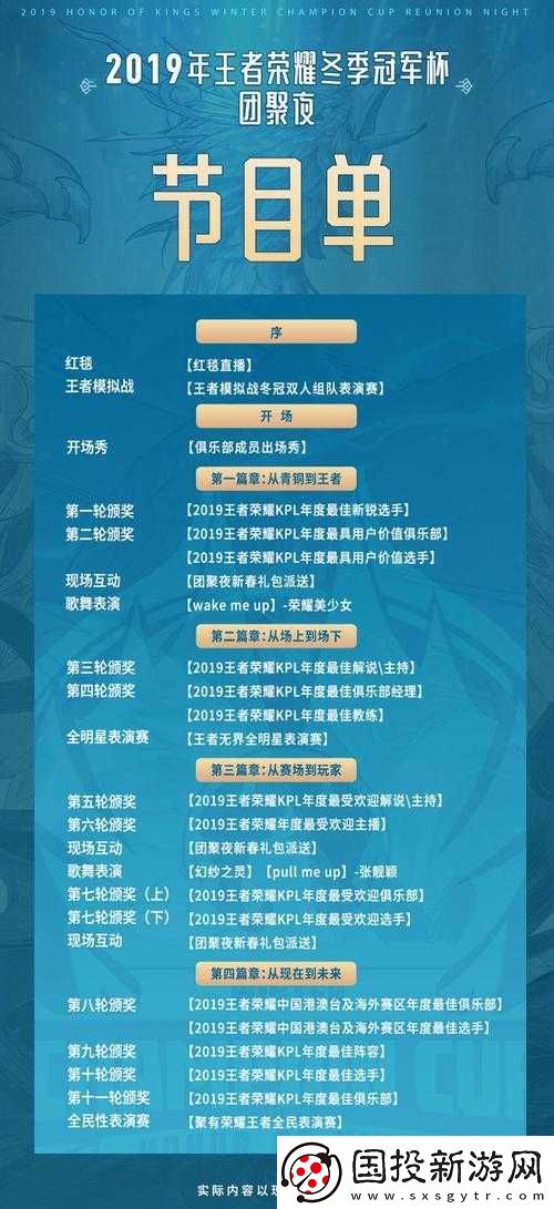 1月4日冬季冠軍杯總決賽和1月5日冬冠團(tuán)聚夜活動(dòng)-哪個(gè)城市將舉辦