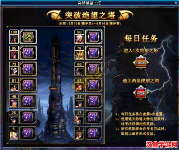 DNF手游策略精研：突破絕望之塔58層-月之女皇專屬通關(guān)技巧與實戰(zhàn)心得