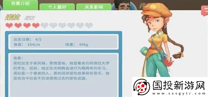 波西亞時光人物喜好是什么