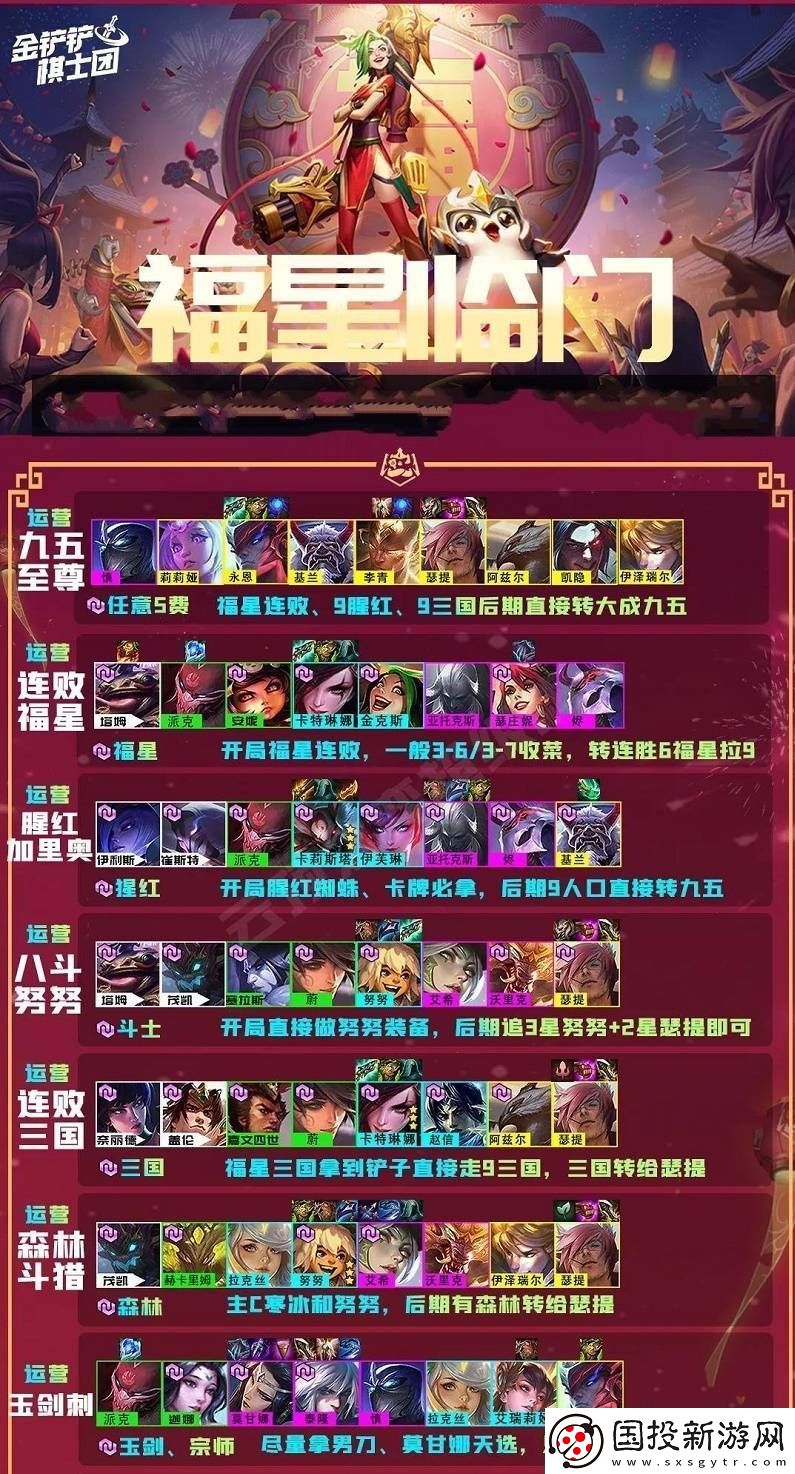 金鏟鏟之戰(zhàn)福星陣容玩法攻略：打造最強(qiáng)勝利組合