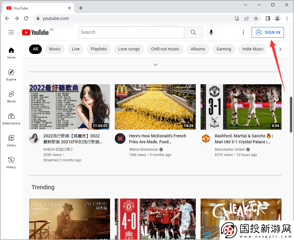 YouTube官網(wǎng)入口
