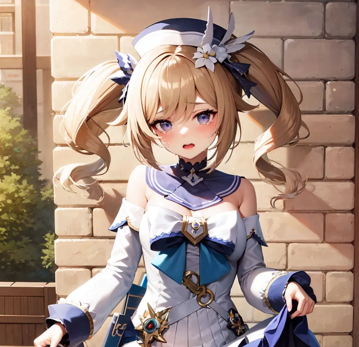 原神芭芭拉的乳液狂飆圖片-芭芭拉乳液狂飆圖是什么漫畫