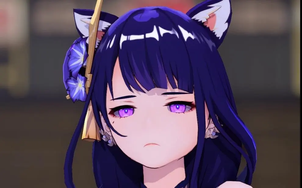 原神雷電將軍沒有小愛心圖什么梗-雷神去掉所有服裝不遮擋圖片