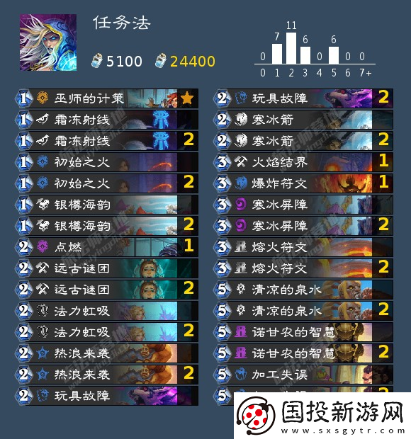 爐石傳說法師可以用什么卡組