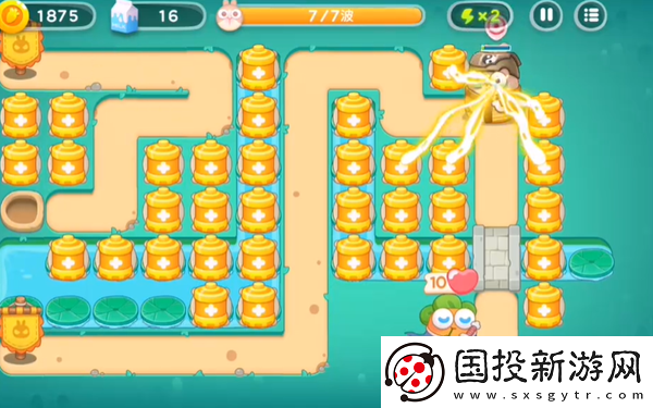 保衛(wèi)蘿卜4秋天的第一杯奶茶第14關怎么過