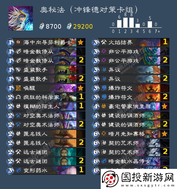 爐石傳說法師可以用什么卡組