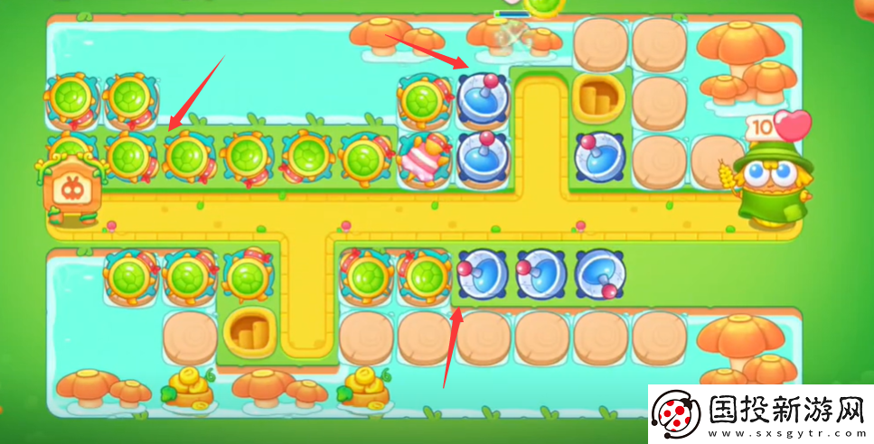 保衛(wèi)蘿卜4頭等大事第13關(guān)圖文攻略