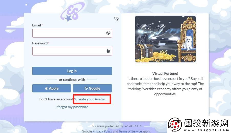 everskies永遠的天空虛擬裝扮怎么注冊