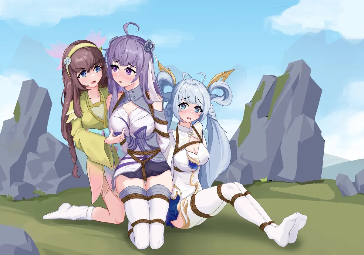 王者榮耀西施孫尚香被綁-趙云解救了她們