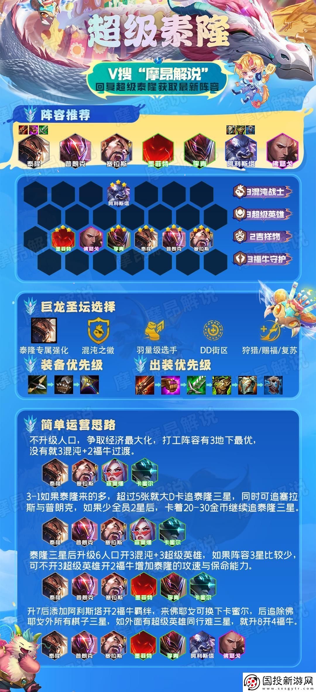 云頂之弈S8混沌福牛槍陣容分享：掌握策略輕松上分