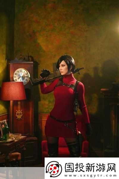 島國小姐姐神還原生化4艾達王-黑絲旗袍盡顯魅惑風情！