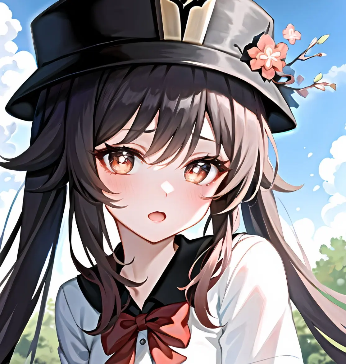 原神胡桃爽到流口水的圖片什么梗-胡桃爽到流眼淚哭泣表情圖樣子