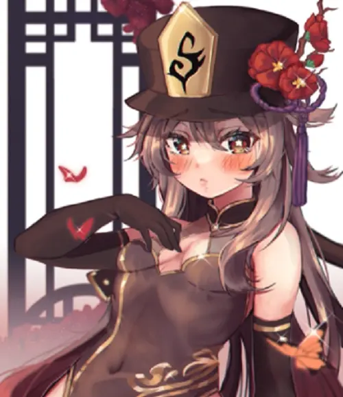 原神胡桃流眼淚翻白眼流口水的表情圖片-原神翻白眼享受的表情什么意思