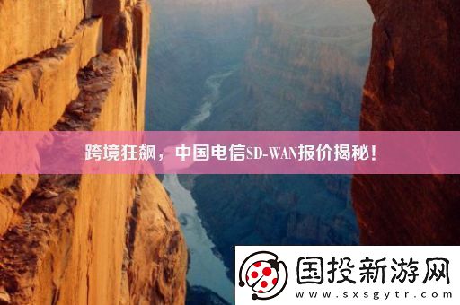 跨境狂飆中國電信SDWAN報(bào)價(jià)揭秘！