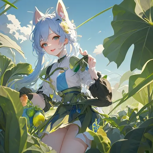 原神甘雨拔蘿卜圖片高清-甘雨拔蘿卜的奇妙日記