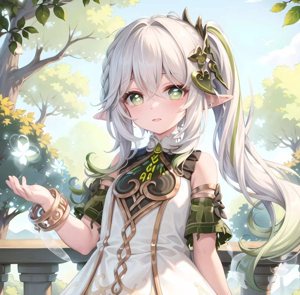 原神女角色無(wú)小內(nèi)無(wú)愛(ài)心納西妲游戲-納西妲不遮副乳圖片樣子