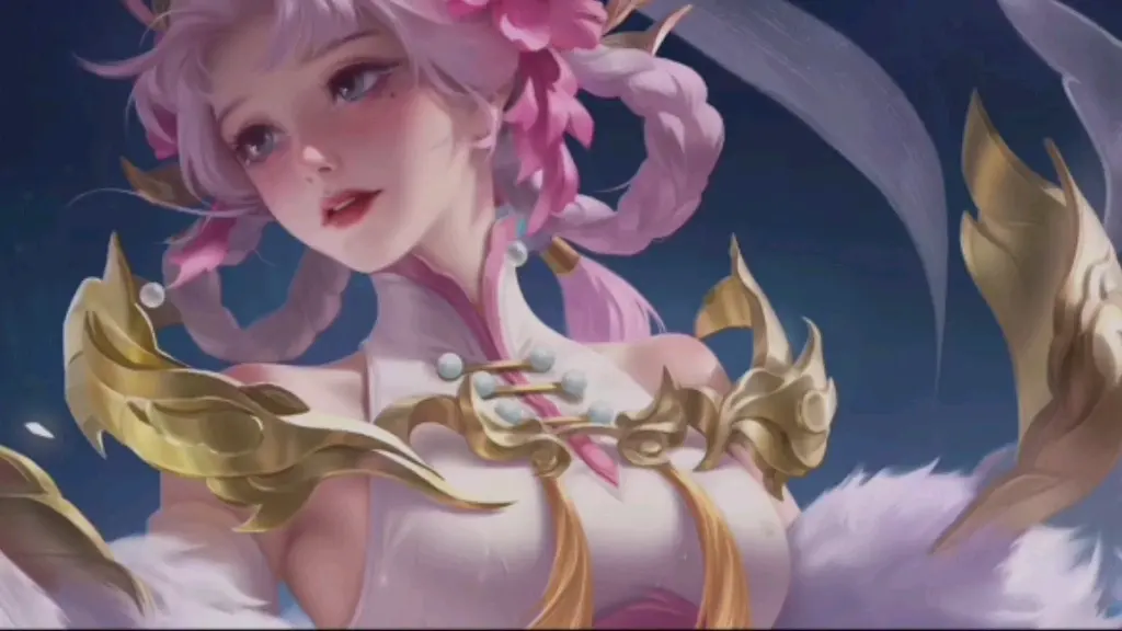 王者榮耀嫦娥拒霜思去掉所有服裝圖片-PS一層一層剝掉嫦娥的衣服圖樣子