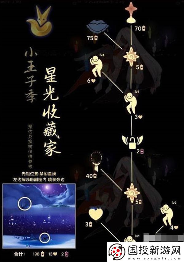 光遇星星收集者兌換圖一覽