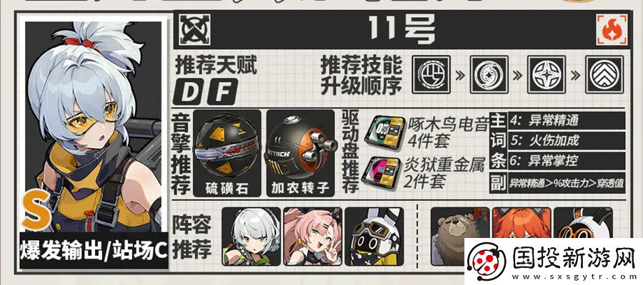 絕區(qū)零11號(hào)音擎驅(qū)動(dòng)盤配隊(duì)一圖流攻略