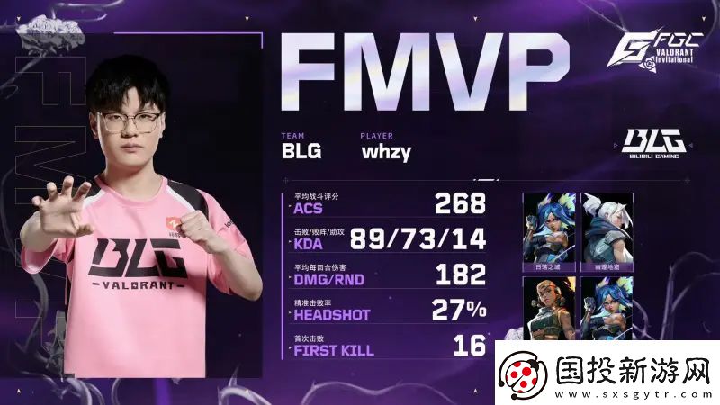 16次首殺89次擊殺-whzy拿到FGC邀請賽總決賽FMVP