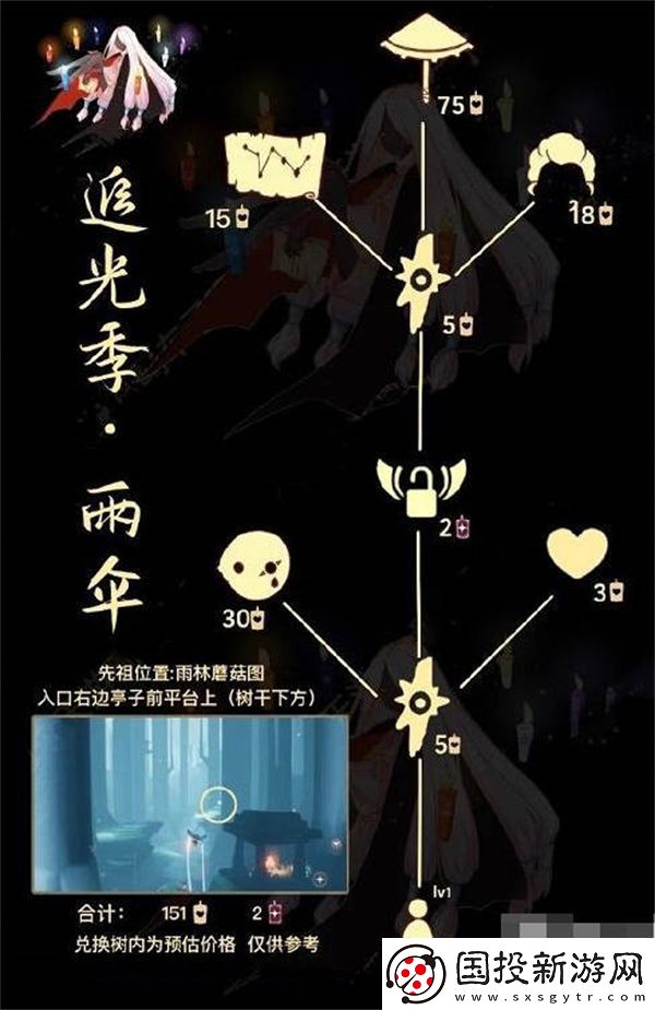 光遇雨傘先祖兌換圖一覽2023