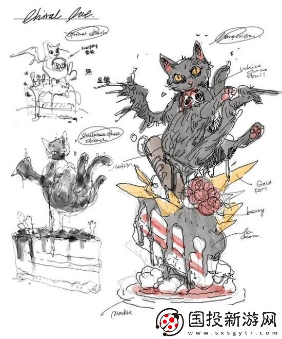 可愛(ài)又想吃!死亡擱淺2美女藝術(shù)家制作貓貓巧克力