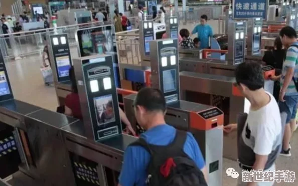 檢票員用b檢票按尺寸上車