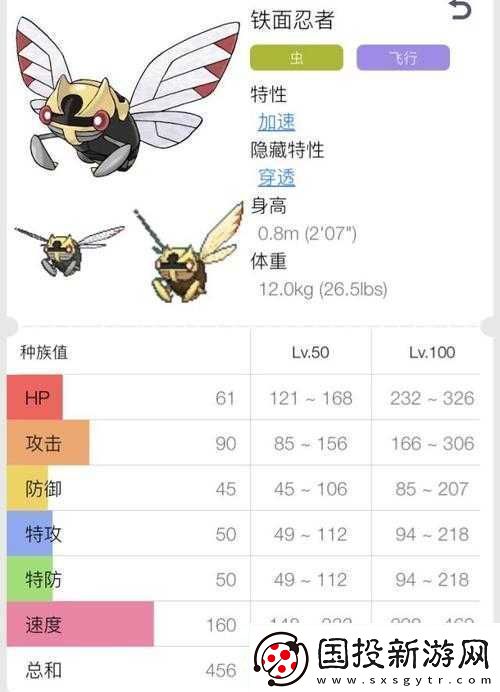 口袋妖怪復(fù)刻：解析鐵面忍者種族值的全面特點(diǎn)