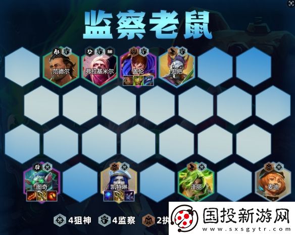 金鏟鏟之戰(zhàn)監(jiān)察老鼠陣容如何搭配