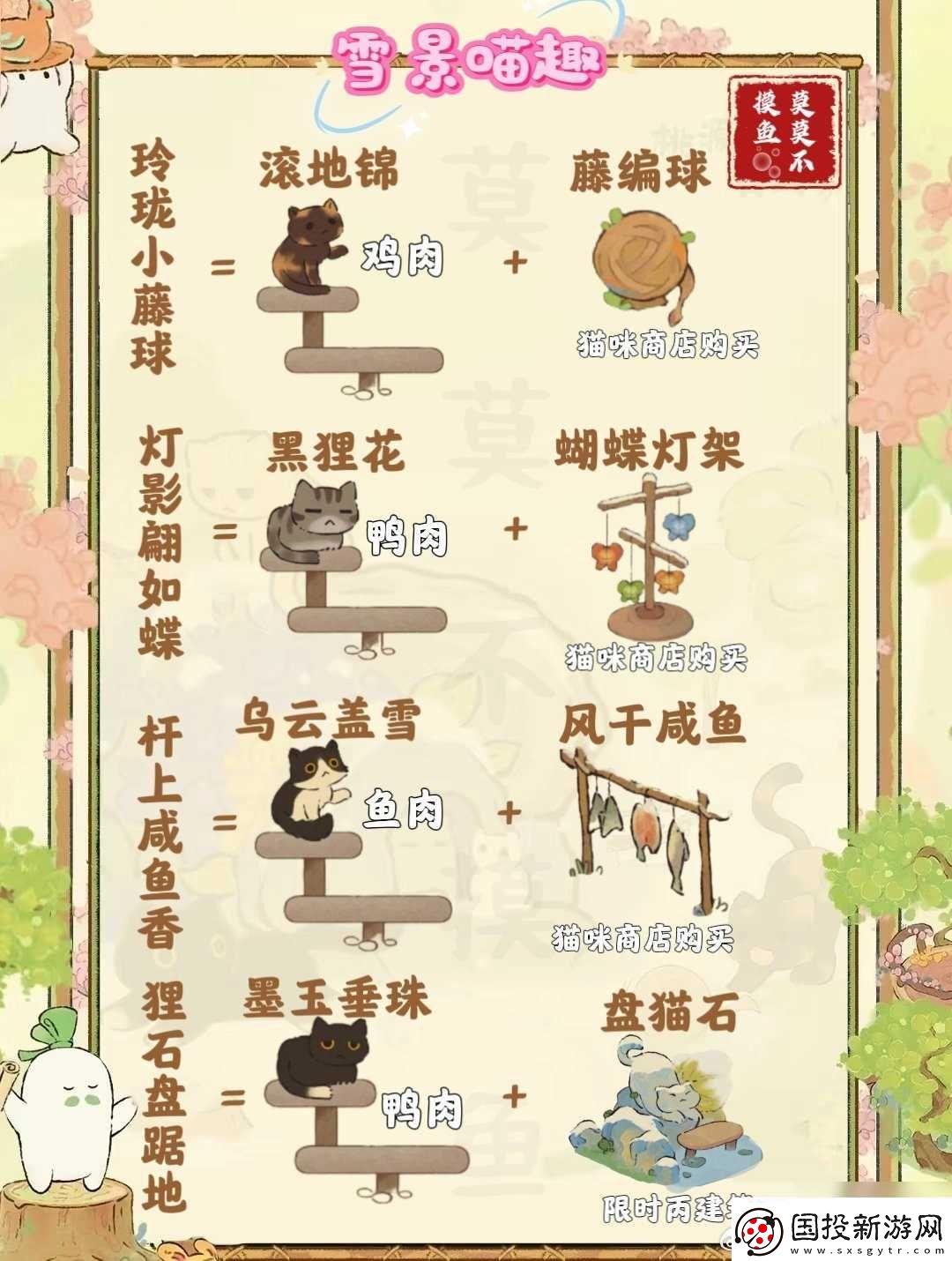 桃源深處有人家雪景喵趣怎么玩